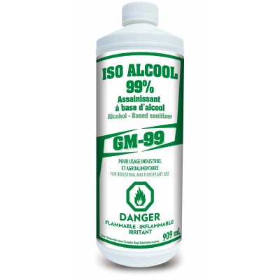 GM-99 - ISO ALCOOL 99% - 909ml